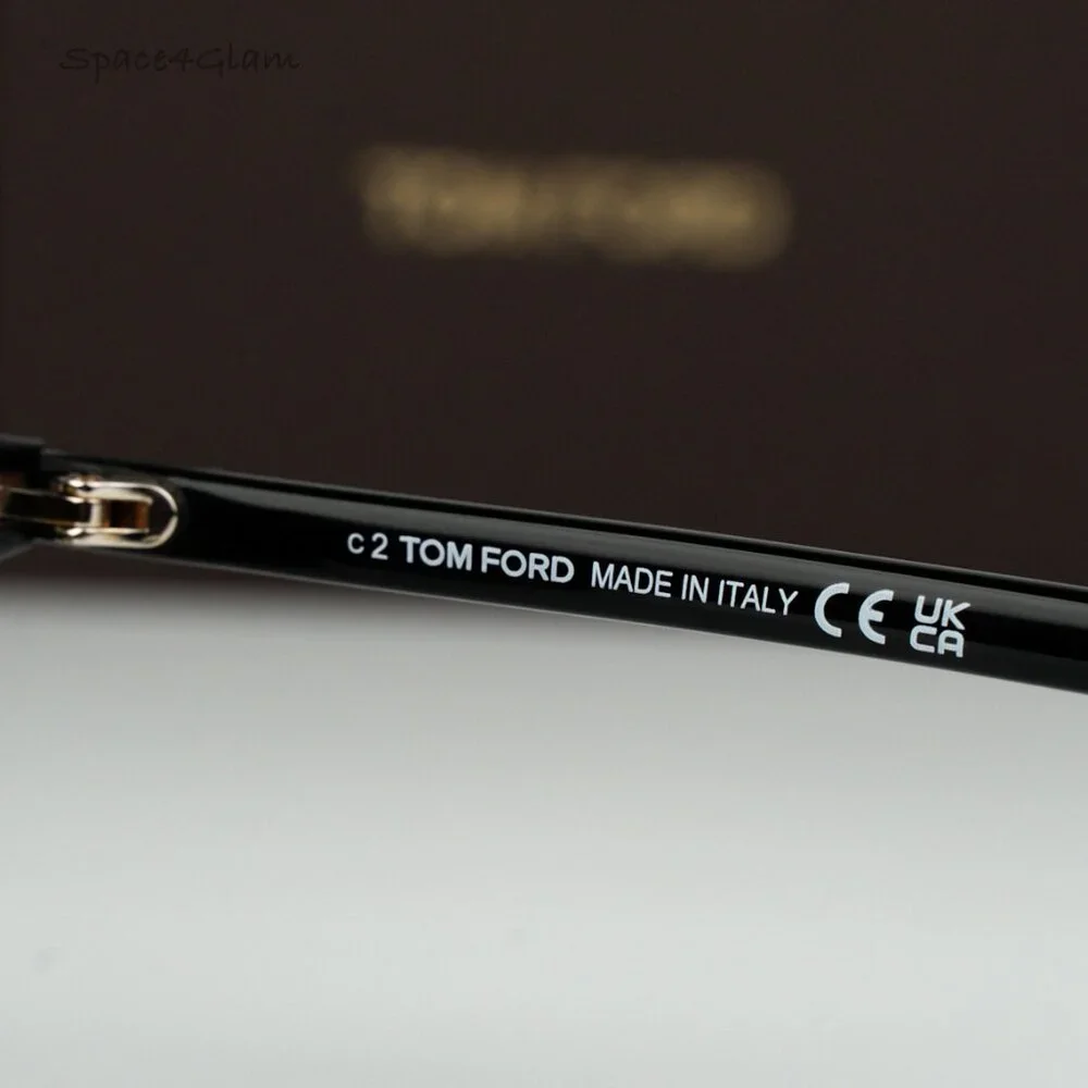 Tom Ford Men Sunglasses Black Light Brown Square FT0978-D/S Eco 01E BRAND NEW